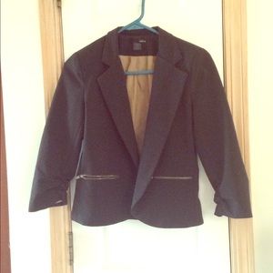 Aqua Black Blazer